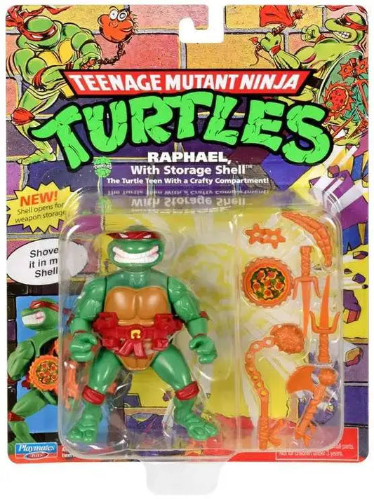 Teenage Mutant Ninja Turtles TMNT Classics Raphael Action Figure [with Storage Shell]