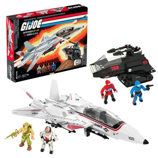 G.I. Joe Mega Bloks Skystriker XP-14F vs. Cobra H.I.S.S. Collector Building Set