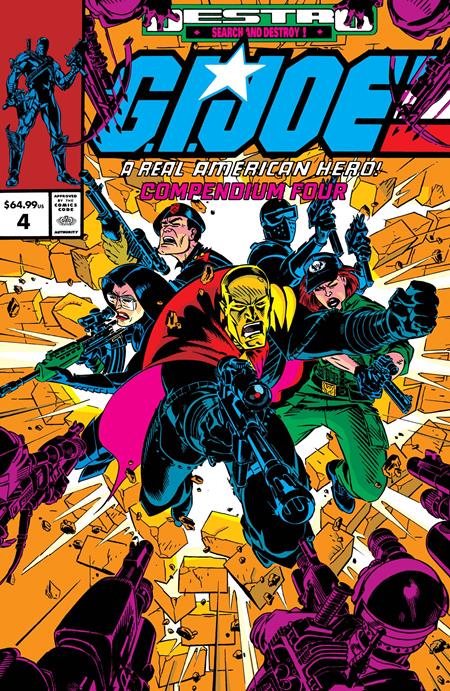 GI JOE A REAL AMERICAN HERO COMPENDIUM TP VOL 04 DIRECT MARKET EXCLUSIVE MICHAEL GOLDEN CVR