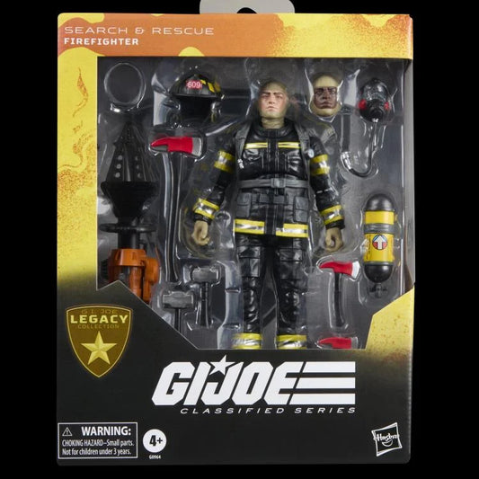 G.I. Joe Classified Series Legacy Collection Search & Rescue Firefighter Action Figure