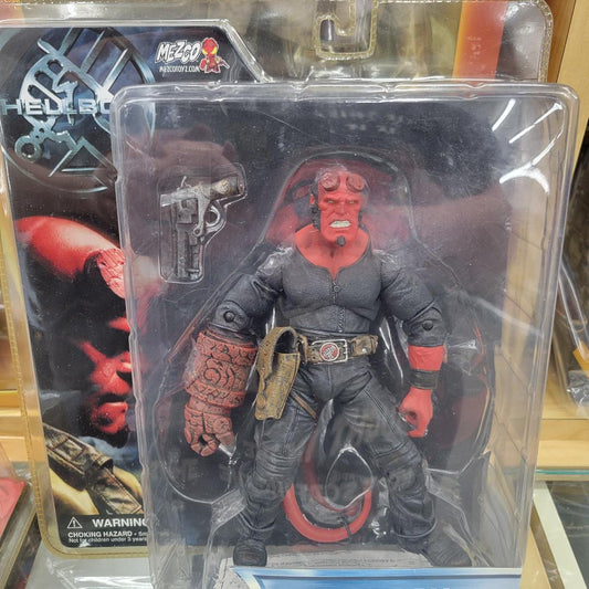 Mezco 2004 Hellboy Black/Stealth Suit Figure open Mouth