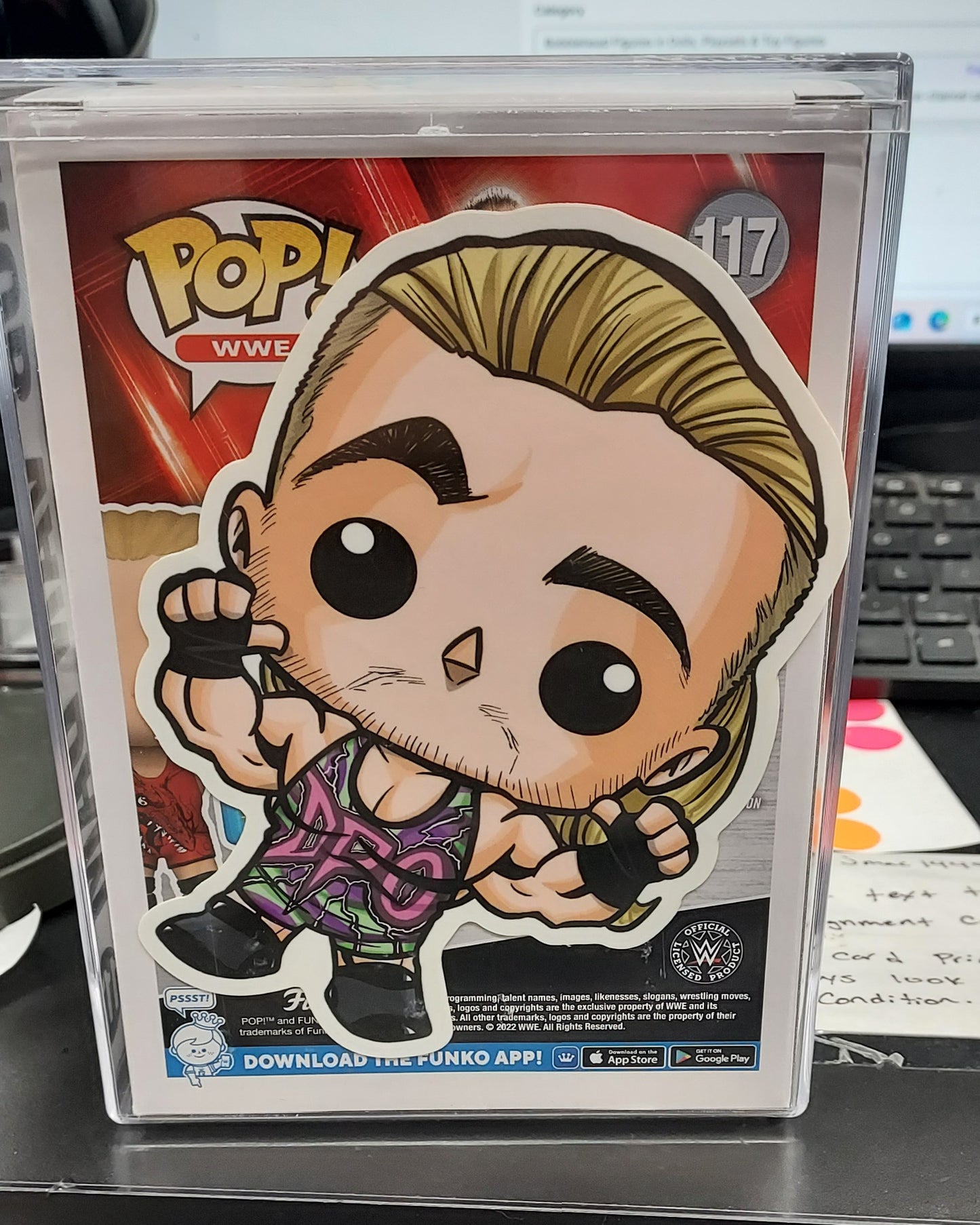 Funko WWE Signed Rob Van Dam with Money in the Bank Briefcase