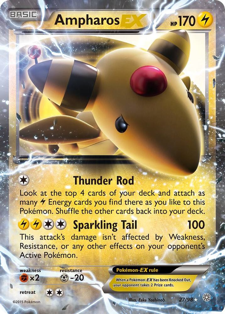 Ampharos EX - XY - Ancient Origins