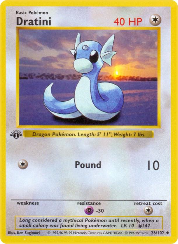 Dratini - Base Set (Shadowless)