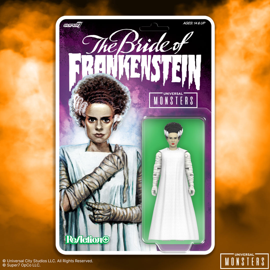 Bride Of Frankenstein Universal Monsters ReAction+ Super7