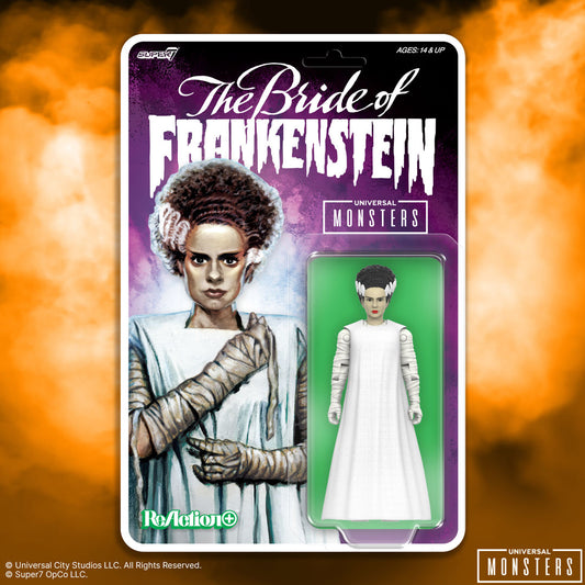 Bride Of Frankenstein Universal Monsters ReAction+ Super7