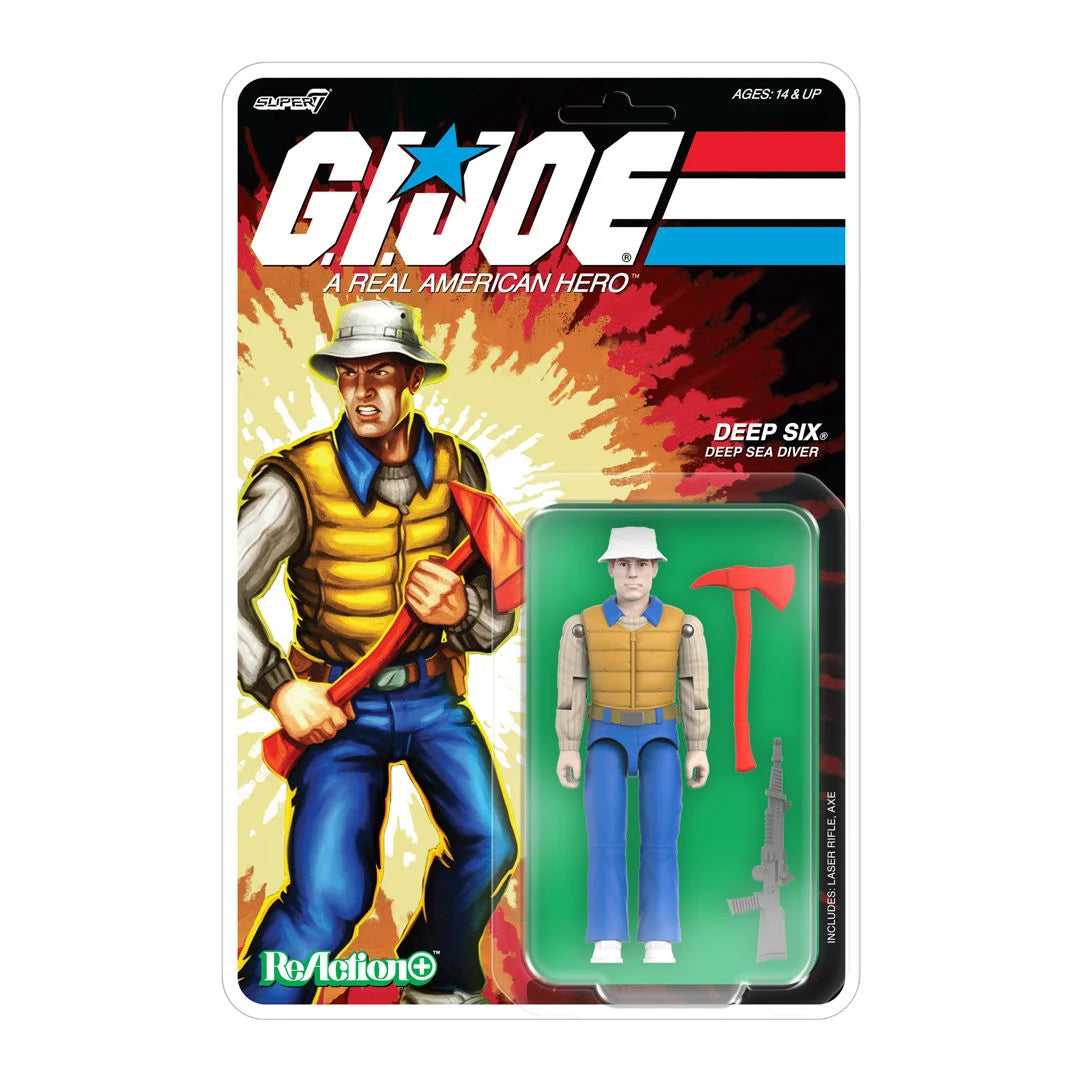 G.I. Joe ReAction+ Deep Six (Comic) Action Figure