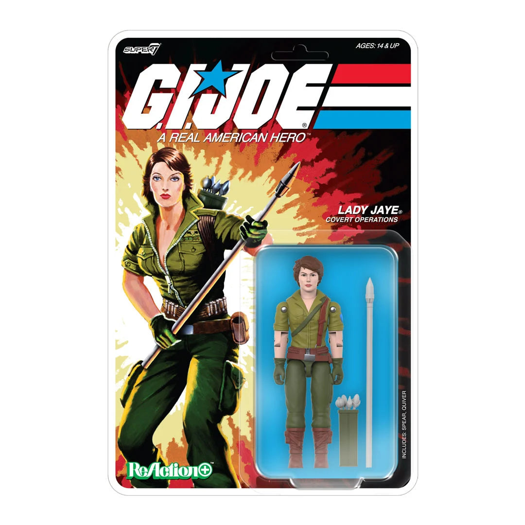 G.I. Joe ReAction+ Lady Jaye (Cartoon) Action Figure