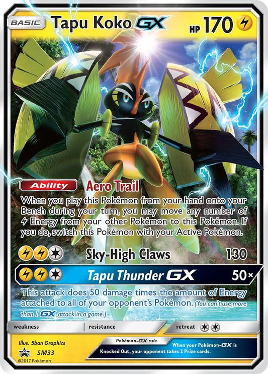 Tapu Koko GX - SM33 - SM Promos