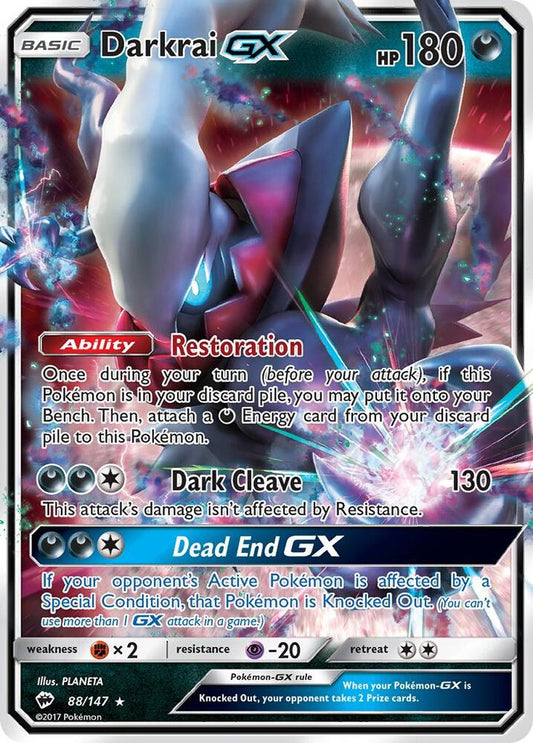Darkrai GX - SM - Burning Shadows