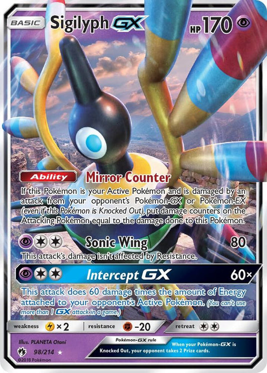 Sigilyph GX - SM - Lost Thunder