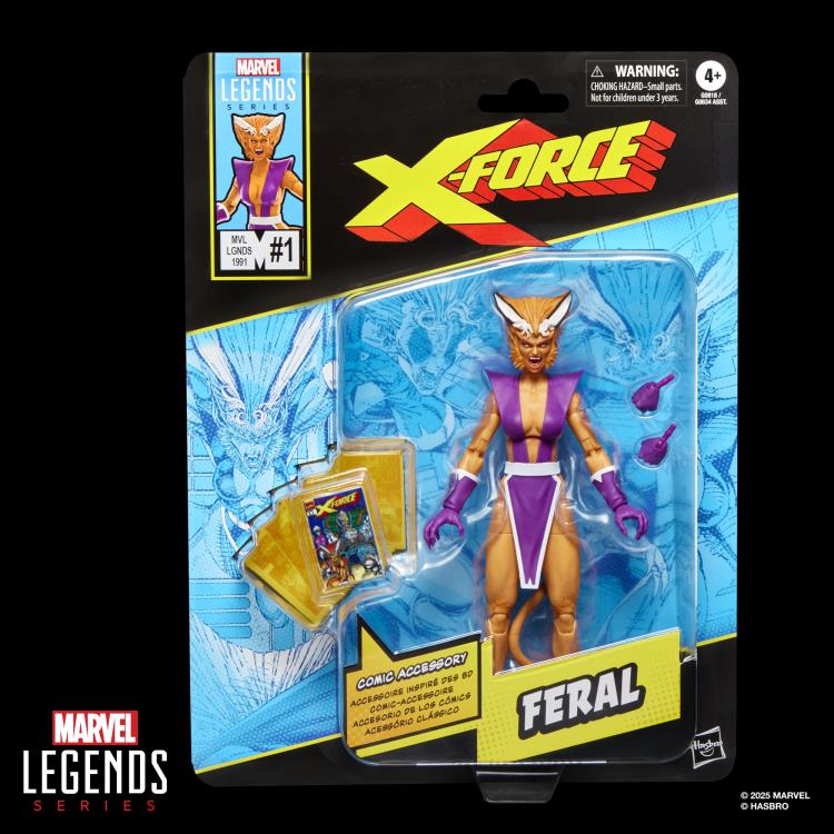 X-Force #1 (1991) Marvel Legends Feral Action Figure