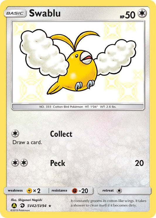 Swablu - Hidden Fates: Shiny Vault