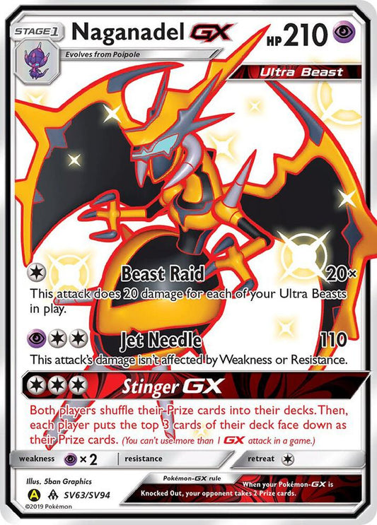 Naganadel GX - Hidden Fates: Shiny Vault
