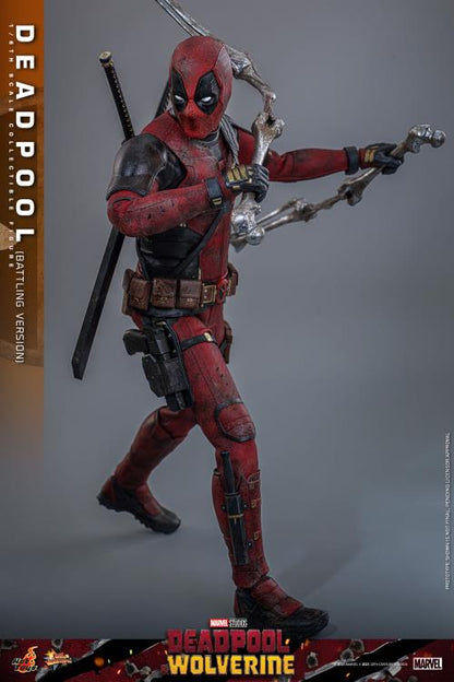Deadpool & Wolverine MMS782 Deadpool (Battling Ver.) 1/6th Scale Collectible Figure