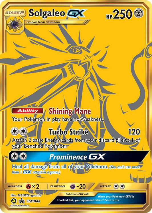 Solgaleo GX - SM104a - SM Promos