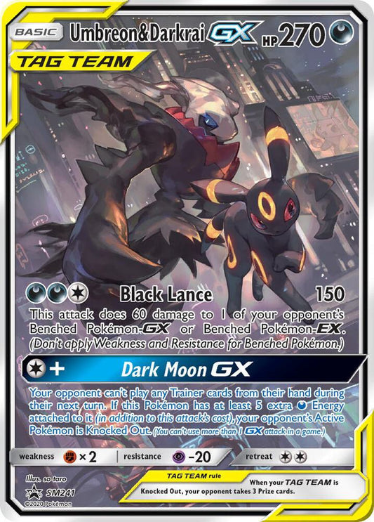 Umbreon & Darkrai GX - SM241 - SM Promos