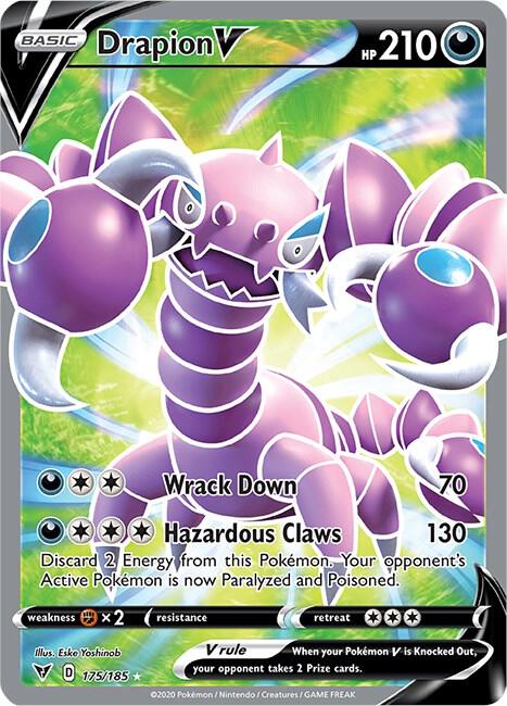 Drapion V (Full Art) - SWSH04: Vivid Voltage
