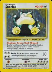 Snorlax [No Symbol] #11 Pokemon Jungle