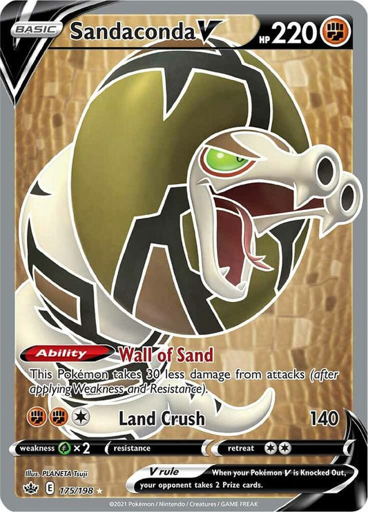 Sandaconda V (Full Art) - SWSH06: Chilling Reign