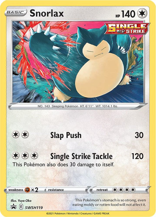 Snorlax - SWSH119 - SWSH: Sword & Shield Promo Cards
