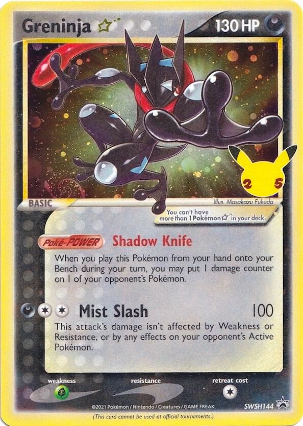 Greninja Star - SWSH: Sword & Shield Promo Card graded slab