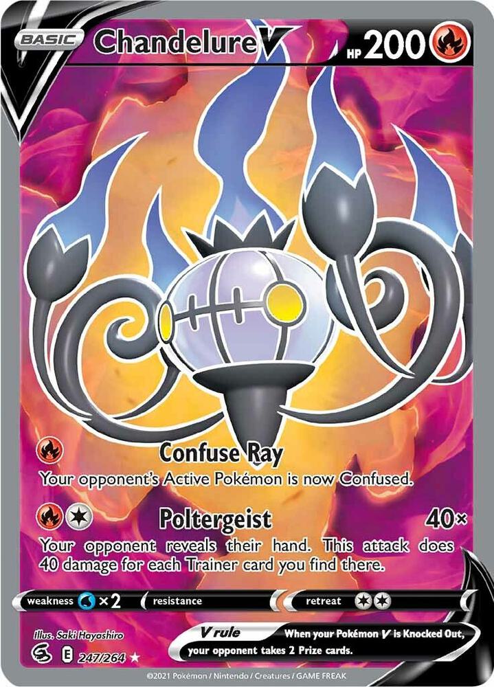 Chandelure V (Full Art) - SWSH08: Fusion Strike