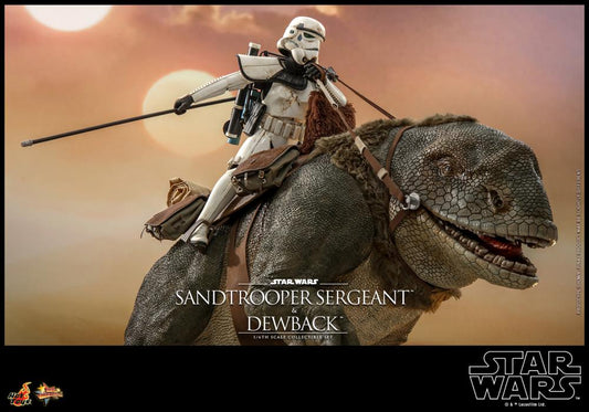 Star Wars: A New Hope MMS722 Sandtrooper Sergeant and Dewback 1/6th Scale Collectible Figure Set