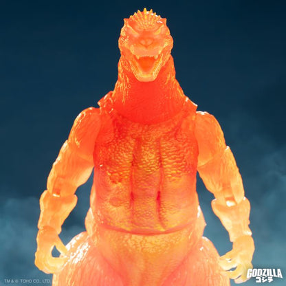 Godzilla vs. Destoroyah ULTIMATES! Blazing Godzilla (1200º Clear Orange) Action Figure