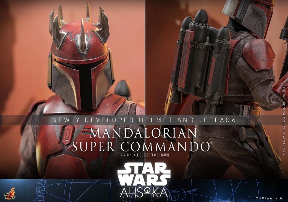 Star Wars: Ahsoka TMS127 Mandalorian Super Commando 1/6th Scale Collectible Figure