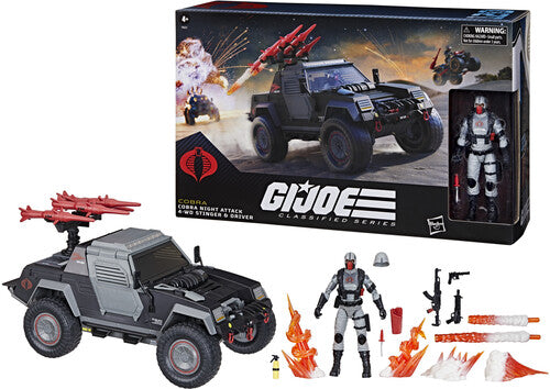Hasbro Collectibles - G.I. Joe - Classified Series - #120, Cobra Night Attack 4-WD Stinger & Driver Action Figure & Vehicle