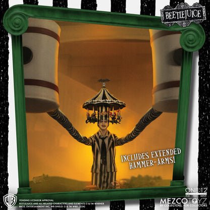Mezco One:12 Beetlejuice Deluxe Edition Action Figure Set
