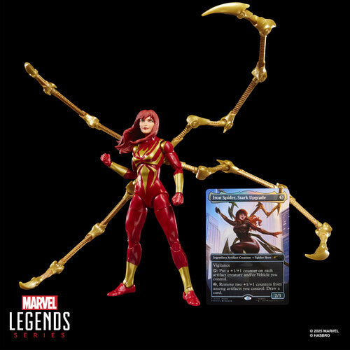 Hasbro Collectibles - Spider-Man - Marvel Legends x Magic: The Gathering - Mary Jane Watson (Iron Spider) Action Figure and Exclusive Foil Trading Card