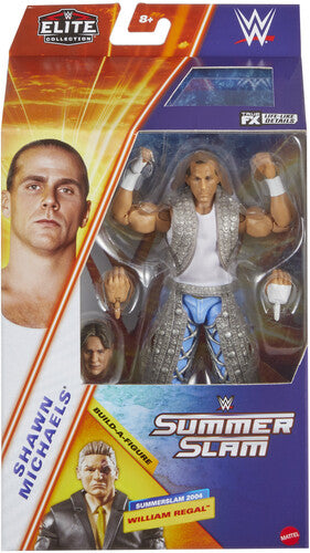 Mattel Collectible - WWE Elite Collection 6" Summerslam Shawn Michaels Action Figure with William Regal Build-A-Figure Part