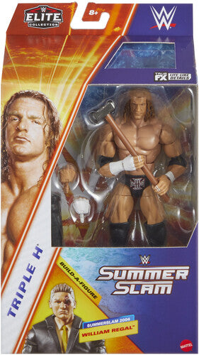Mattel Collectible - WWE Elite Collection 6" Summerslam Triple H Action Figure with William Regal Build-A-Figure Part