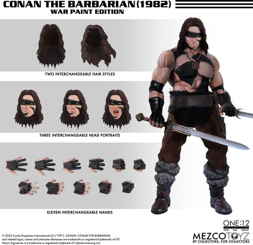 Conan the Barbarian  (1982) - One:12 Collective - Conan War Paint Edition Action Figure
