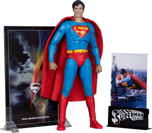 McFarlane - DC Multiverse - Superman: The Movie 1978 - 7" Superman Action Figure (Deluxe Theatrical Edition)