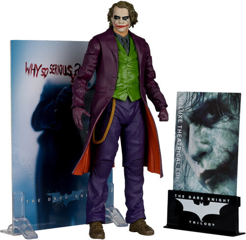McFarlane - DC Multiverse - The Dark Knight - 7" The Joker Action Figure (Deluxe Theatrical Edition)
