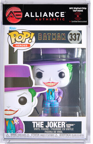 Funko POP! Heroes: Batman 1989 - Joker with Hat (Styles May Vary) (DC) - Alliance Authentic Encapsulated