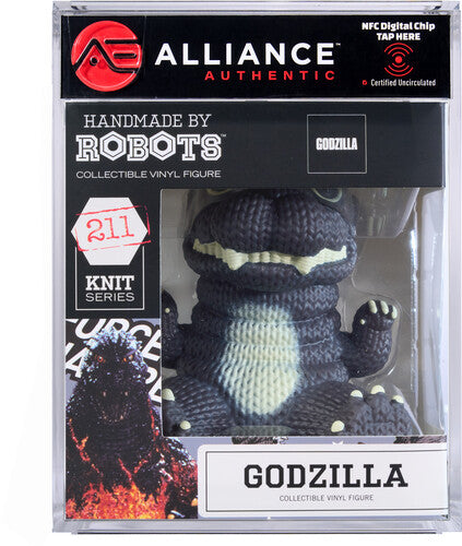 Godzilla Vinyl Figure – Handmade by Robots - Alliance Authentic Encapsulated