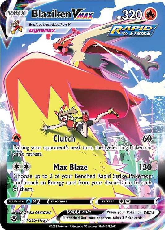 Blaziken VMAX - SWSH12: Silver Tempest Trainer Gallery Graded slab