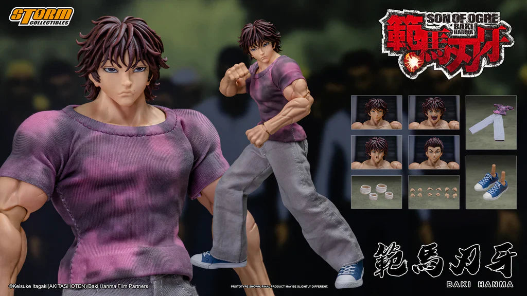 Storm Collectibles 1/12 Baki Hanma: Son of Ogre Baki Hanma Scale Action Figure
