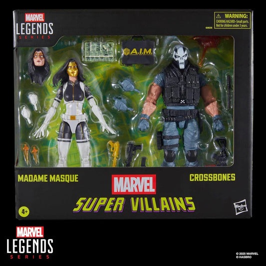 Marvel Legends Super Villains Madame Masque and Crossbones 2 Pack Action Figure