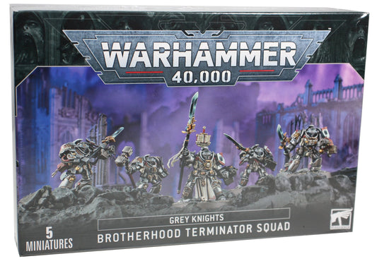 WARHAMMER 40K  -  GREY KNIGHTS  -  BROTHERHOOD TERMINATOR SQUAD