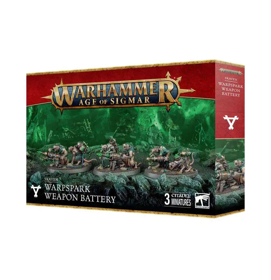 Age of Sigmar skaven Warspark Weapon Battery miniatures