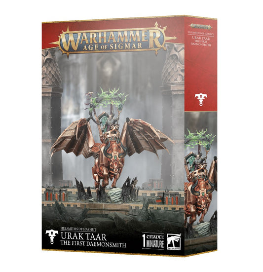 WARHAMMER : AGE OF SIGMAR  -  HELSMITHS OF HASHUT  -  URAK TAAR THE FIRST DAEMONSMITH
