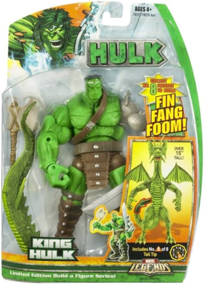 Marvel Legends KING HULK w/ No. 5 of Fin Fang Foom