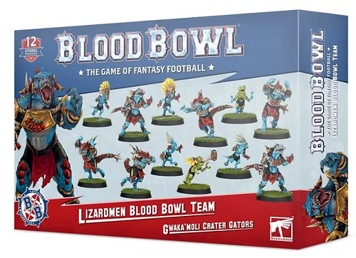 Blood Bowl: Lizardmen Team - Gwaka'moli Crater Gators