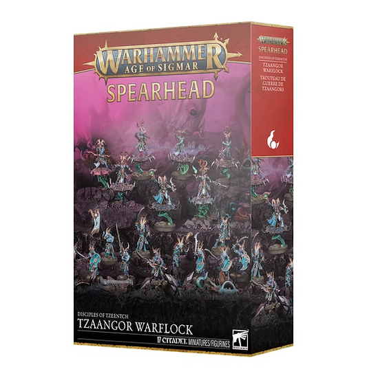 DISCIPLES OF TZEENTCH : SPEARHEAD TZAANGOR WARFLOCK