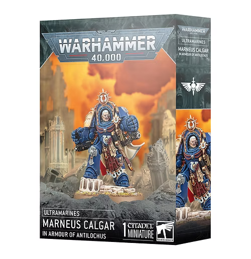 SPACE MARINES : MARNEUS CALGAR IN ARMOUR OF ANTILOCHUS